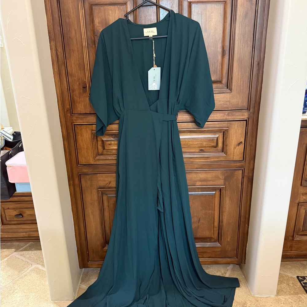 A.L.C. Deep Teal Maxi Dress